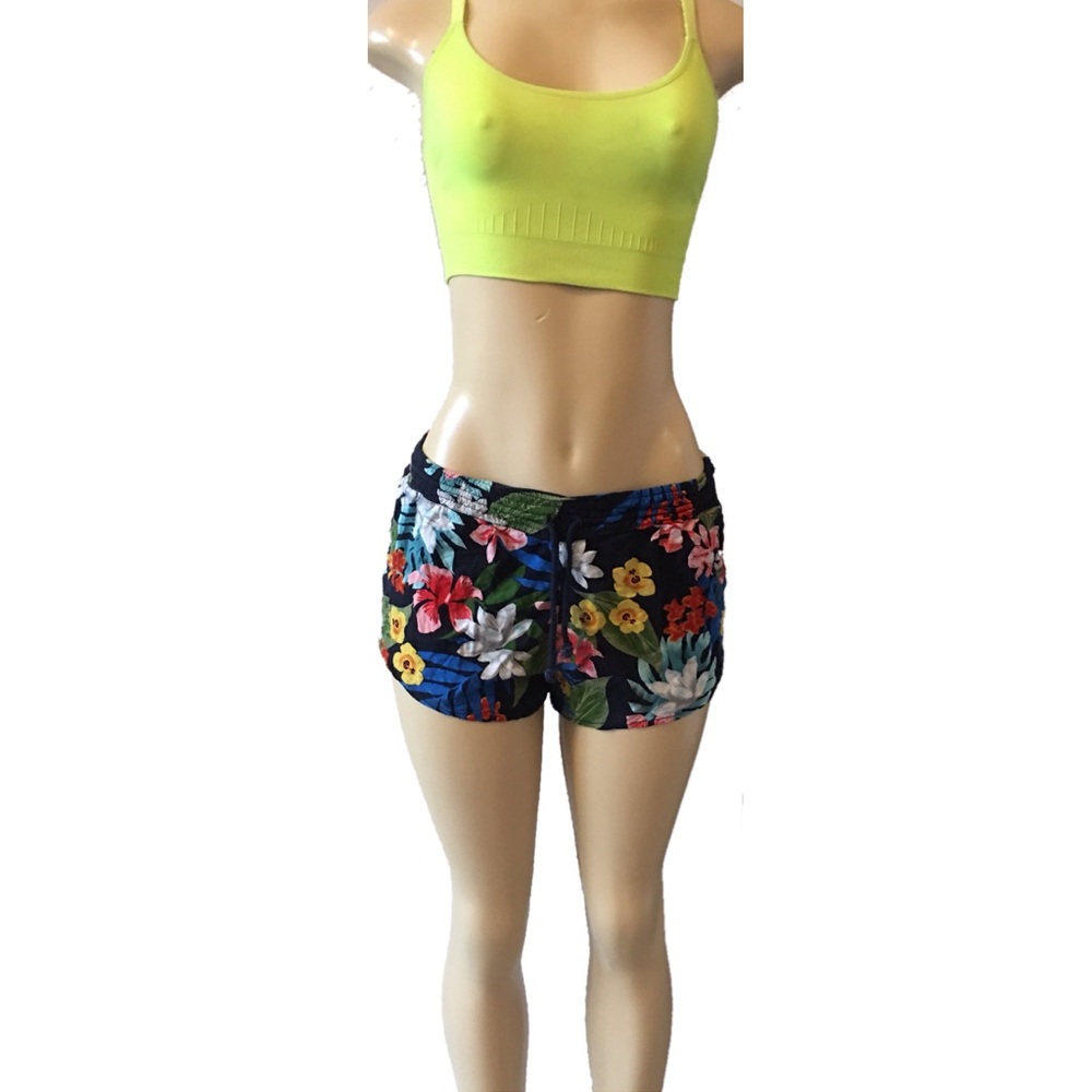 Arizona Jeans Hawaiian Shorts Rayon Pull-on